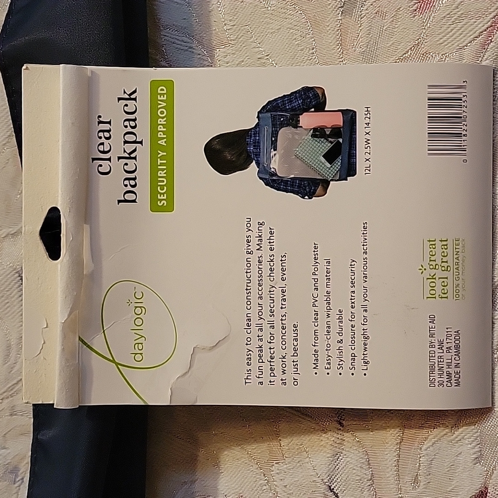 Daylogic Clear Backpack - Picture 2 of 2